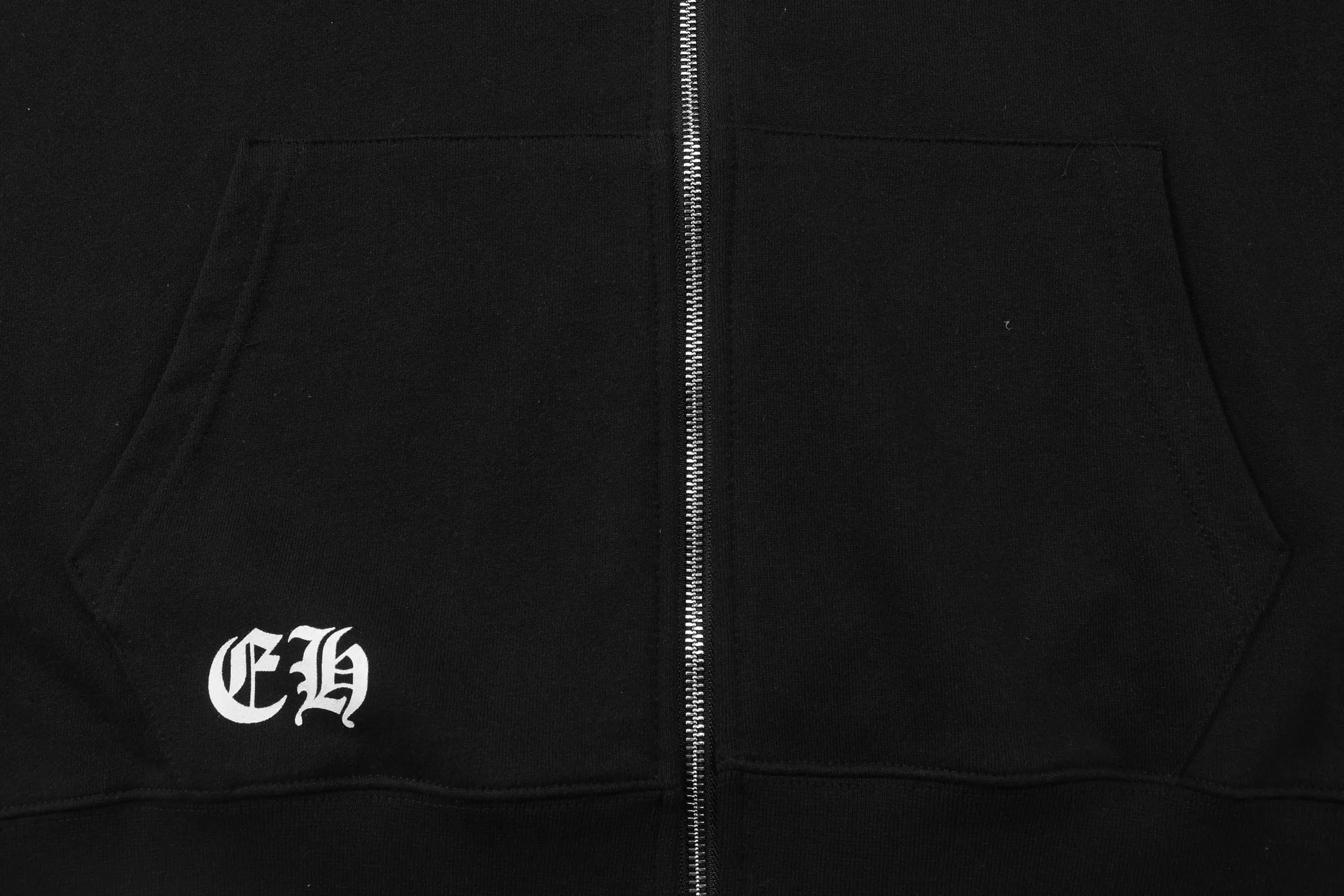 P310 Chrome Hearts Chrome Hearts Cardigan Horseshoe Printed Hooded Sweatshirt Size: SMLXL Color: White Black